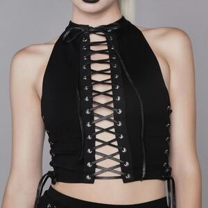 Glitch In The Matrix Crop Top